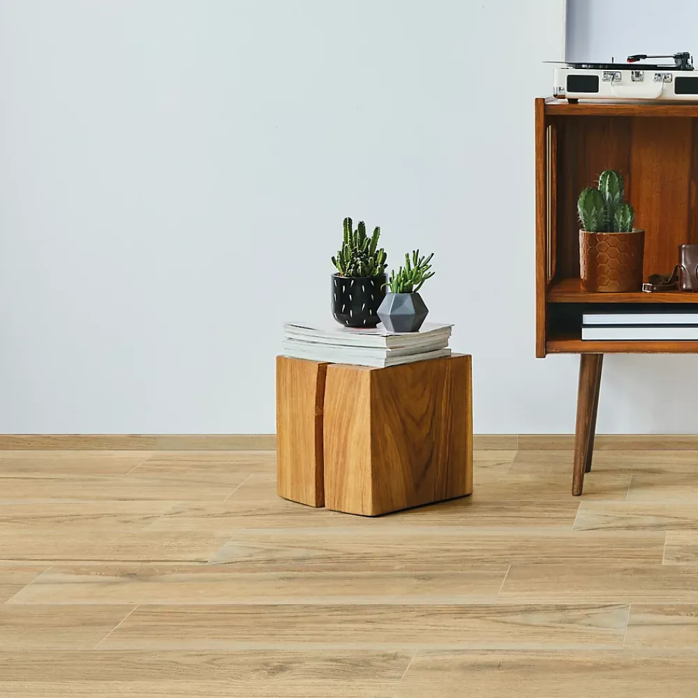 Plinthe Pour Carrelage Sol<Plinthe imitation bois mat l.7,5 x L.90 cm, Woodland Ciliegio