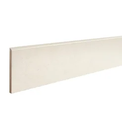 GoodHome Plinthe ivoire 7 x 40 cm Konkrete (vendue à la pièce)- Plinthe Pour Carrelage Sol