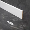 Tecnoprofils Plinthe Bois|Plinthe Bois<Plinthe MDF 2 m - Blanc - Lot de 5 - 100 x 10 mm