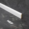 Tecnoprofils Plinthe Bois|Plinthe Bois<Plinthe MDF 2 m - Blanc - Lot de 5 - 60 x 14 mm