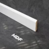 Tecnoprofils Plinthe Bois|Plinthe Bois<Plinthe MDF 2 m - Blanc - Lot de 5 - 80 x 14 mm