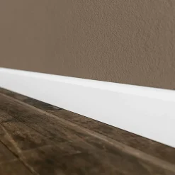 Tecnoprofils Plinthe Bois|Plinthe Bois<Plinthe MDF 2 m - Blanc - Lot de 5 - 80 x 14 mm