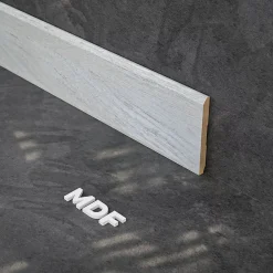 Tecnoprofils Plinthe Bois|Plinthe Bois<Plinthe MDF 2 m - Chêne Cendré - Lot de 5 - 100 x 10 mm