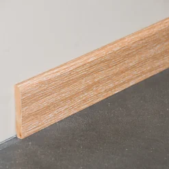 Tecnoprofils Plinthe MDF 2 m - Chêne Cérusé - Lot de 5 - 100 x 10 mm- Plinthe Bois|Plinthe Bois