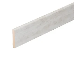 Tecnoprofils Plinthe MDF 2 m - Frêne Clair - Lot de 5 - 80 x 14 mm- Plinthe Bois|Plinthe Bois