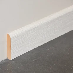 Tecnoprofils Plinthe Bois|Plinthe Bois<Plinthe MDF 2 m - Pin blanc - Lot de 5 - 80 x 14 mm