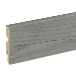 GoodHome Plinthe MDF 220 x 8 cm Décor 85 chêne gris (vendue à la pièce)- Plinthe Pour Parquet Et Stratifié