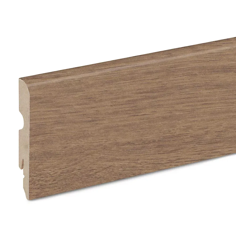 GoodHome Plinthe Pour Parquet Et Stratifié<Plinthe MDF 220 x 8 cm Décor 175 effet chêne (vendue à la pièce)