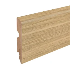 GoodHome Plinthe MDF arrondie, effet chêne , décor 3, H.8 cm x L.220 cm x ép.13 mm (vendue à la pièce)- Plinthe Pour Parquet Et Stratifié