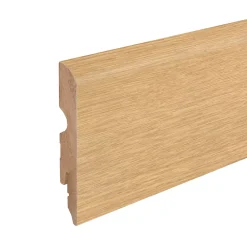 GoodHome Plinthe MDF arrondie, effet chêne , décor 10, H.8 cm x L. 220 cm x ép.13 mm (vendue à la pièce)- Plinthe Pour Parquet Et Stratifié