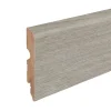 GoodHome Plinthe MDF arrondie, effet chêne grisé , décor 7, H.8 cm x L.220 cm x ép.13 mm (vendue à la pièce)- Plinthe Pour Parquet Et Stratifié