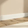 GoodHome Plinthe Pour Parquet Et Stratifié<Plinthe MDF Blanc 220 x 6 cm Décor 10 (vendue à la pièce)