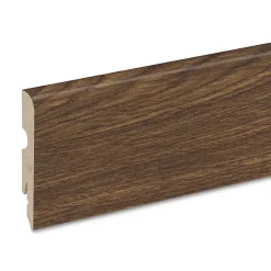 GoodHome Plinthe MDF, effet chêne brun , décor 220, H.8 cm x L. 220 cm x ép.13 mm (vendue à la pièce)- Plinthe Pour Parquet Et Stratifié