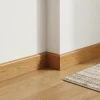 GoodHome Plinthe MDF, effet chêne miel , décor 160, H.8 cm x L.220 cm x ép.13 mm, résistant à l'eau, (vendue à la pièce)- Plinthe Bois|Plinthe Bois