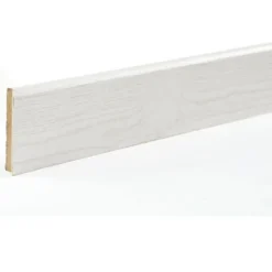Plinthe MDF frêne blanc L.220 x l.7 x ep. 1 cm- Lambris Mural