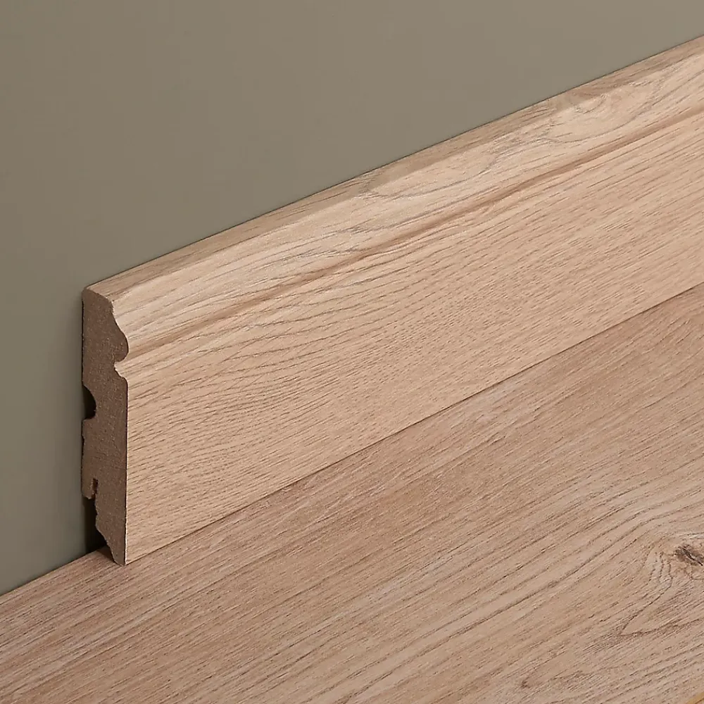 GoodHome Plinthe Pour Parquet Et Stratifié<Plinthe MDF 220 x 9 cm décor 130 (vendue à la pièce)