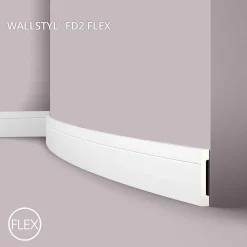 Noel & Marquet Plinthe Pour Parquet Et Stratifié<Plinthe NMC WALLSTYL FD2 Flex Moulure décorative Moulure en stuc