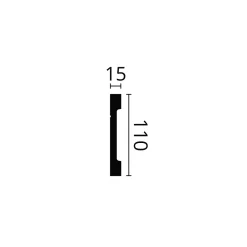 Noel & Marquet Plinthe Pour Parquet Et Stratifié<Plinthe NMC WALLSTYL FD2 Flex Moulure décorative Moulure en stuc