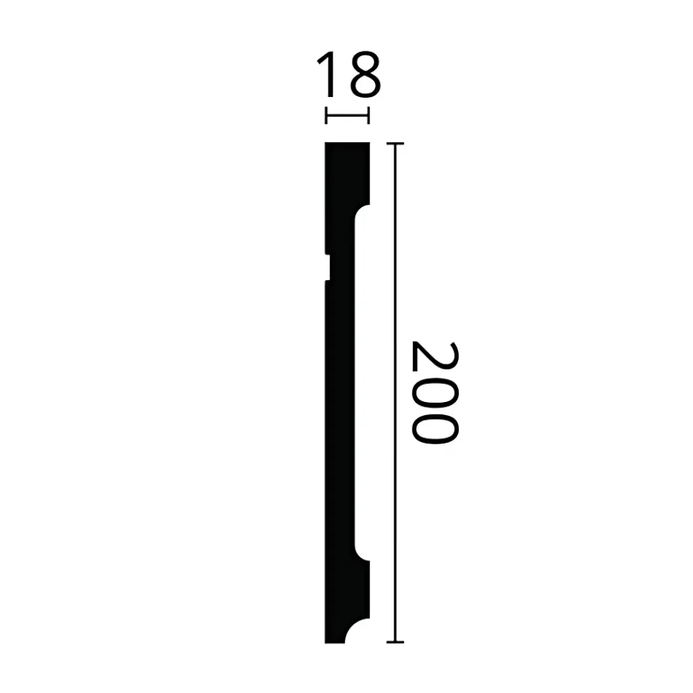 Noel & Marquet Plinthe NMC WALLSTYL FD20 Profil de décoration- Plinthe Pour Parquet Et Stratifié