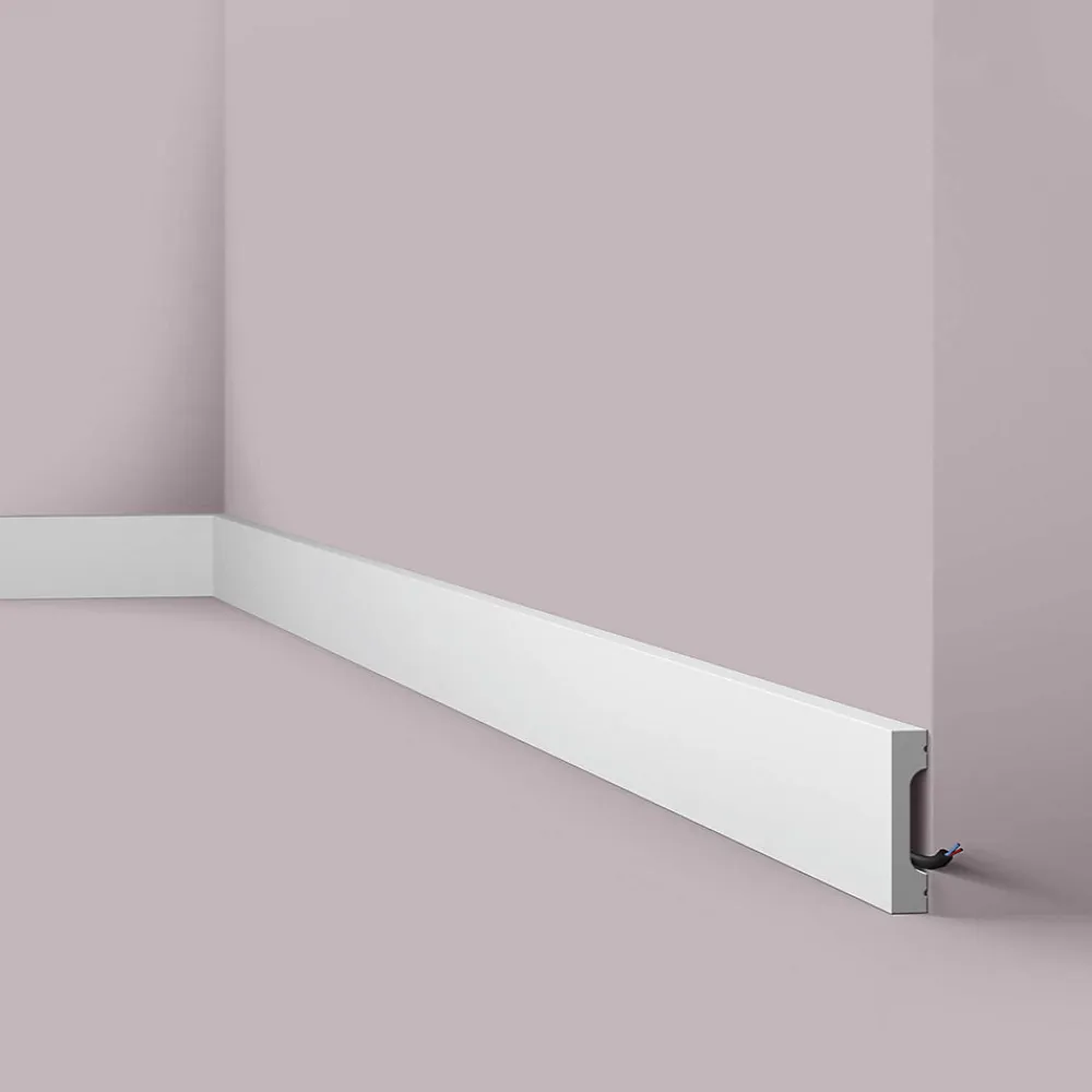 Noel & Marquet Plinthe NMC WALLSTYL FD7S Moulure décorative Moulure en stuc- Plinthe Pour Parquet Et Stratifié