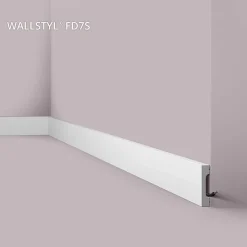 Noel & Marquet Plinthe NMC WALLSTYL FD7S Moulure décorative Moulure en stuc- Plinthe Pour Parquet Et Stratifié