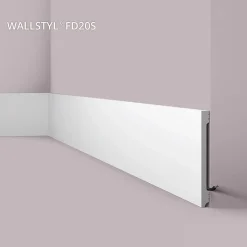 Noel & Marquet Plinthe NMC WALLSTYL FD20S Moulure décorative Moulure en stuc- Plinthe Pour Parquet Et Stratifié