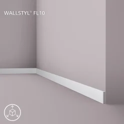 Noel & Marquet Plinthe NMC WALLSTYL FL10 Profil de décoration- Plinthe Pour Parquet Et Stratifié