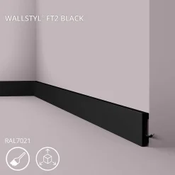 Noel & Marquet Moulure<Plinthe NMC WALLSTYL FT2 BLACK Moulure décorative Cimaise Moulure frise
