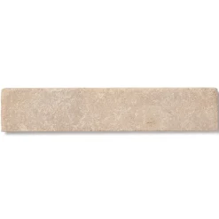 Ro'Ma Nature Plinthe Pierre de l'Atlas Beige 40x8x1,5 cm Vieillie (lot de 10 soit 4 mètres) -- Plinthe Pour Carrelage Sol