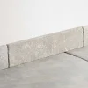 Ro'Ma Nature Plinthe Pierre de l'Atlas Gris 40x8x1,5 cm Vieillie (lot de 10 soit 4 mètres) -- Plinthe Pour Carrelage Sol
