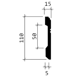 Profhome Plinthe Pour Parquet Et Stratifié<Plinthe 153103 Moulure décorative