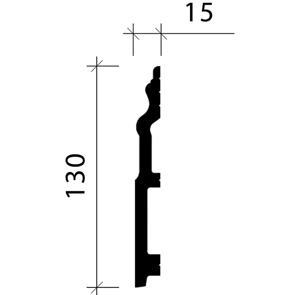 Profhome Plinthe Pour Parquet Et Stratifié<Plinthe 653113 Planchette 2 m