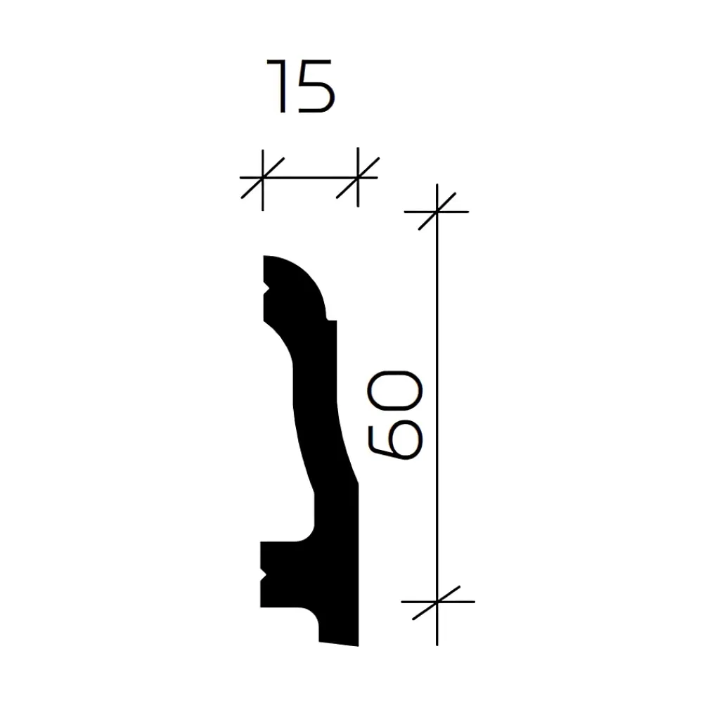 Profhome Plinthe Pour Parquet Et Stratifié<Plinthe 653801 Planchette 2 m