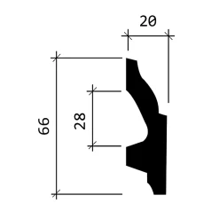 Profhome Plinthe 153111 Planchette 2 m- Plinthe Pour Parquet Et Stratifié