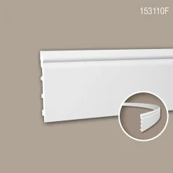 Profhome Plinthe 153110F Moulure décorative flexible- Plinthe Pour Parquet Et Stratifié