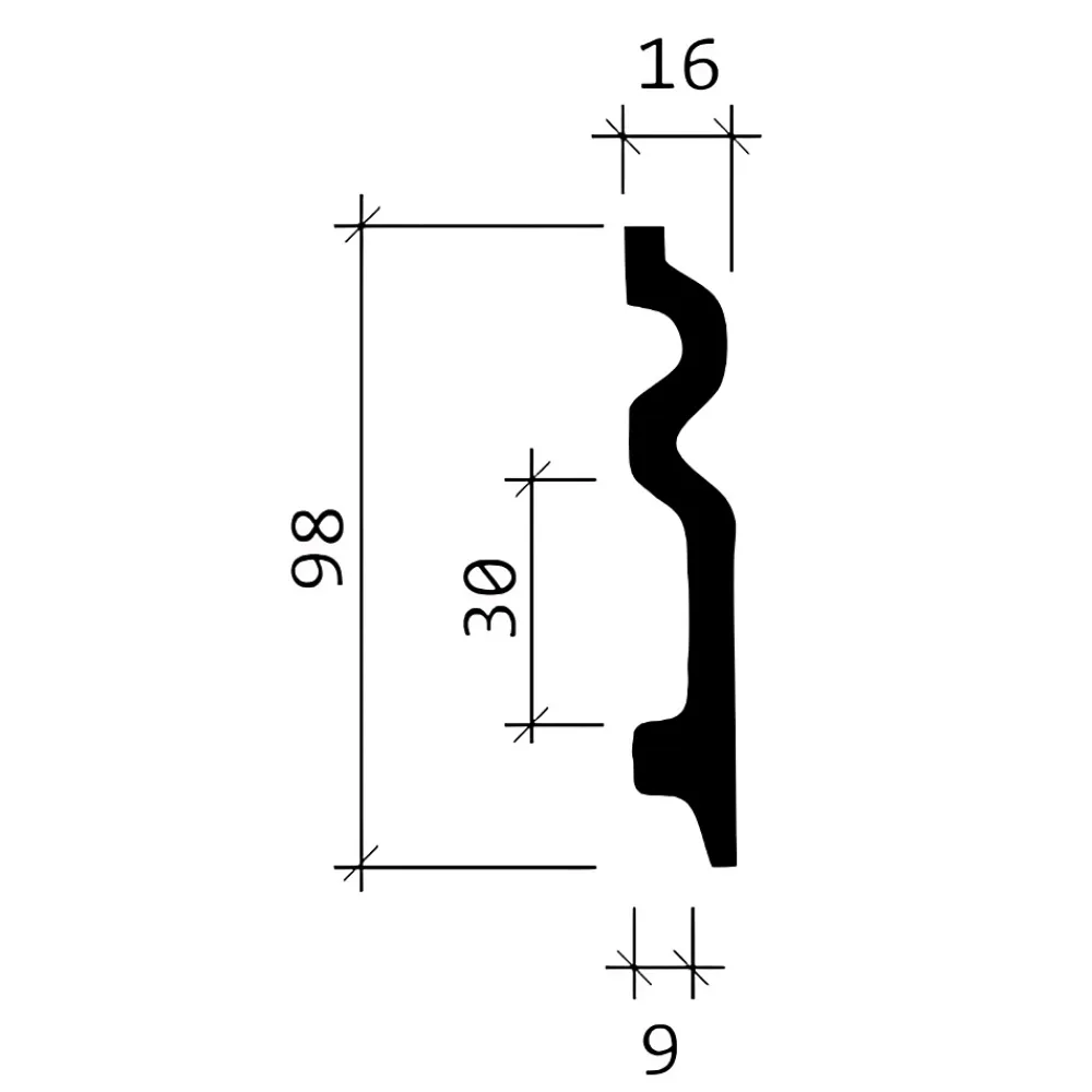 Profhome Plinthe Pour Parquet Et Stratifié<Plinthe 153109F Moulure décorative flexible