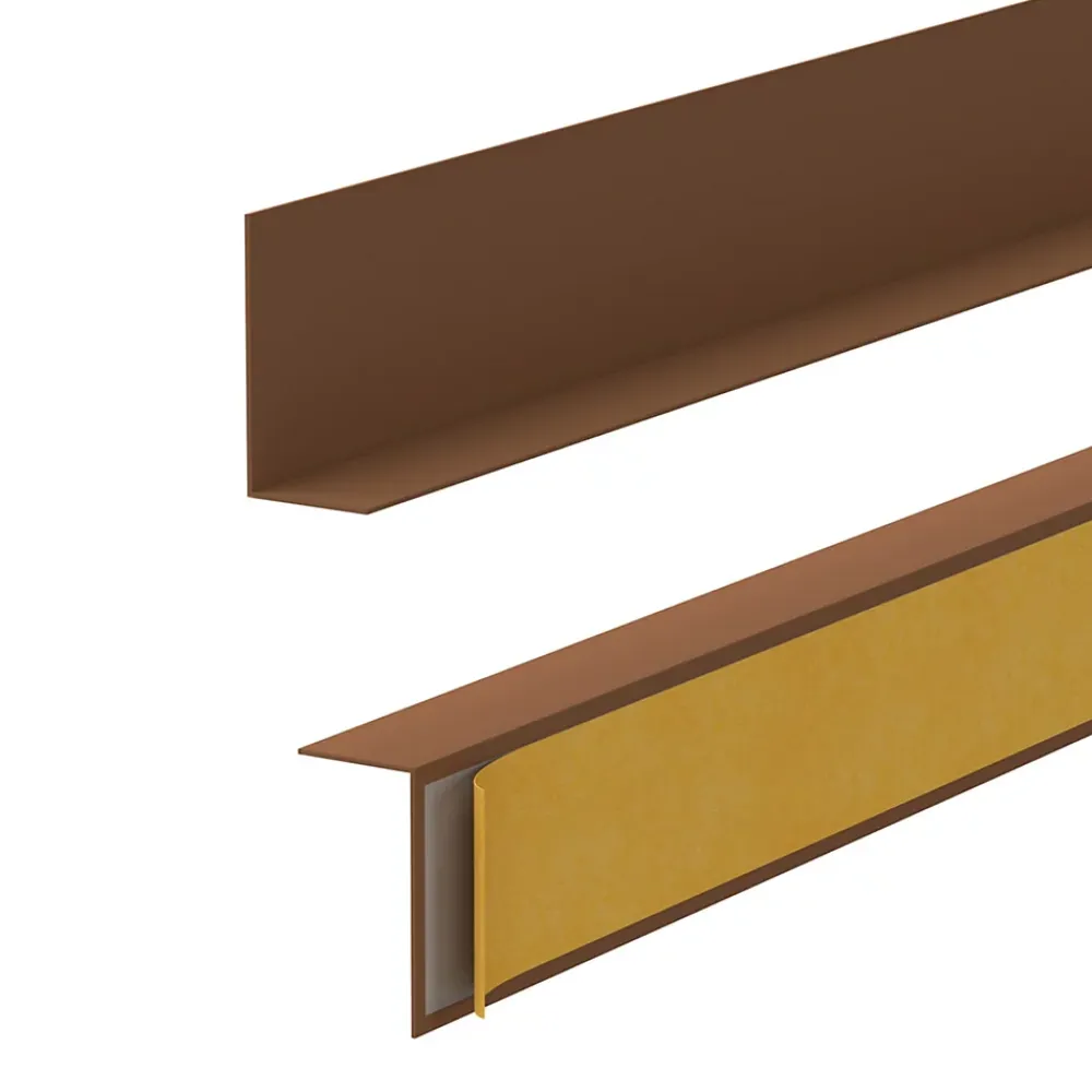 Quest Plinthe Pour Sol En Vinyle Et Pvc<Plinthe PVC rigide 50x20 mm, Plinthe murale autocollante, decorative, 200 cm, marron
