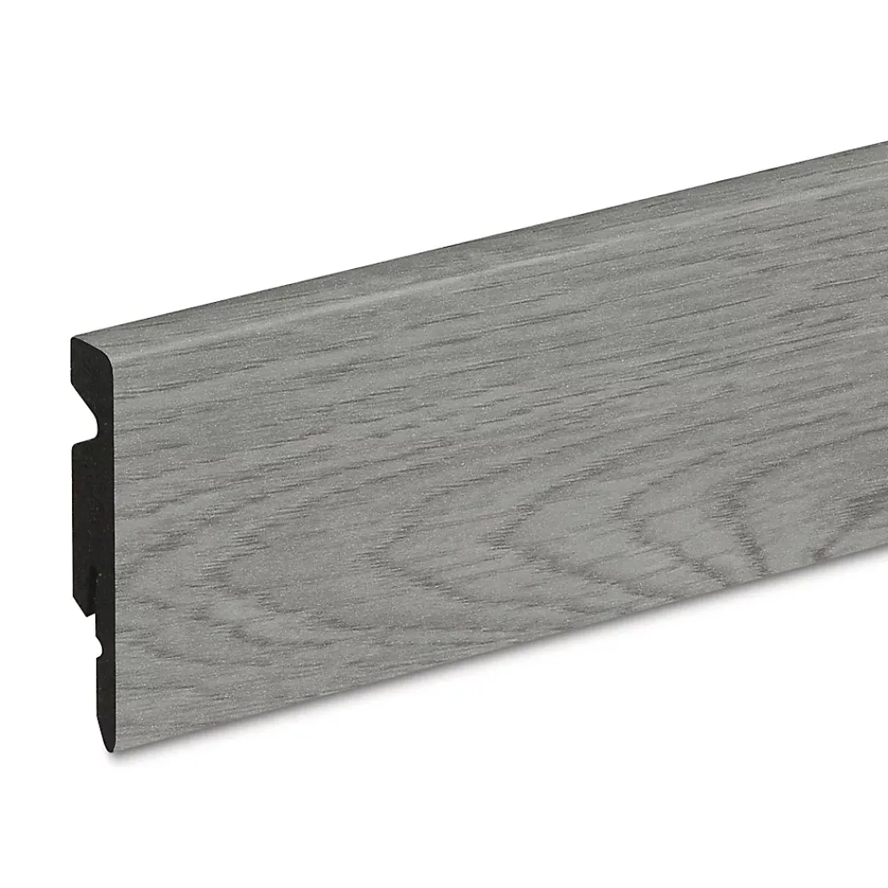 GoodHome Plinthe Résine Gris 220 x 6 cm Décor 365- Plinthe Pour Sol En Vinyle Et Pvc