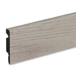 GoodHome Plinthe Résine Gris 220 x 6 cm Décor 360- Plinthe Pour Sol En Vinyle Et Pvc