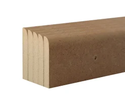 Plinthe Bois|Plinthe Bois<Plinthe réversible MDF 200 x 7 cm, ép.10 mm (vendu par lot de 5)