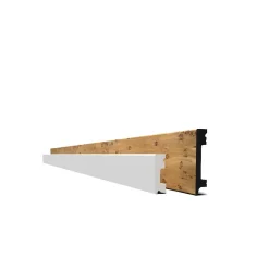 SELIT Plinthe 2m x 5 cm noir (vendue à la pièce)- Plinthe Pour Sol En Vinyle Et Pvc
