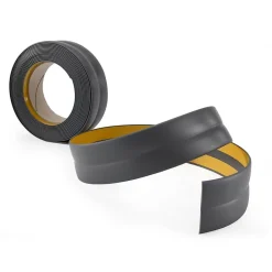 Quest Plinthe Pour Sol En Vinyle Et Pvc<Plinthe Souple Auto-Adhésive en PVC 18x18mm, 25m, Bande Élastique pour Finitions et Étanchéité des Jonctions, graphite