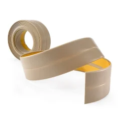 Quest Plinthe Souple Auto-Adhésive en PVC 25x15mm, 25m, Bande Élastique pour Finitions et Étanchéité des Jonctions, beige- Plinthe Pour Sol En Vinyle Et Pvc