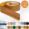Quest Plinthe Souple Auto-Adhésive en PVC 50x20mm, 25m, Bande Flexible, Facile à Installer, sur Toutes les Surfaces, chêne rustique- Plinthe Pour Sol En Vinyle Et Pvc