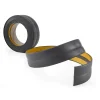 Quest Plinthe Souple Auto-Adhésive en PVC 25x25mm, 15m, Bande Élastique pour Finitions et Étanchéité des Jonctions, graphite- Plinthe Pour Sol En Vinyle Et Pvc