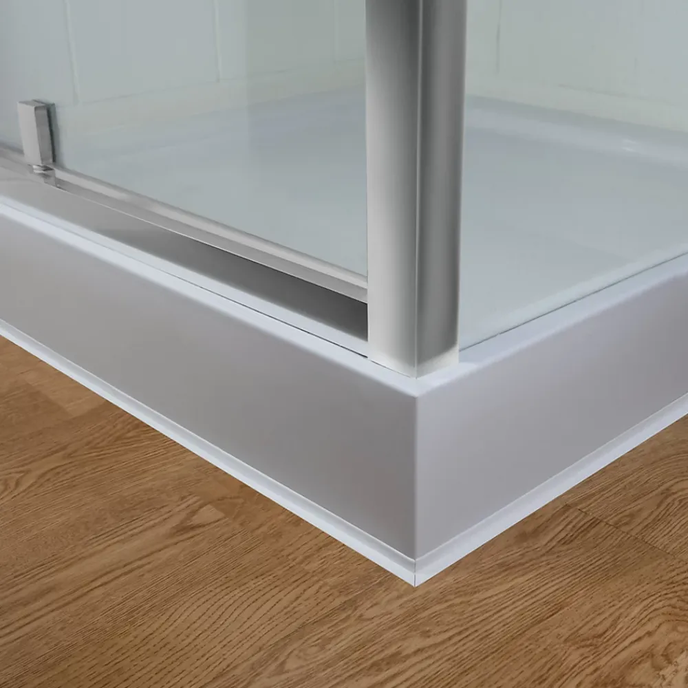 Quest Plinthe Souple Auto-Adhésive en PVC 18x18mm, 5m, Bande Élastique pour Finitions et Étanchéité des Jonctions, blanc- Plinthe Pour Sol En Vinyle Et Pvc