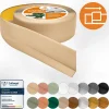 Quest Plinthe Souple Auto-Adhésive en PVC 50x20mm, 25m, Bande Flexible, Facile à Installer, sur Toutes les Surfaces, sablonneux- Plinthe Pour Sol En Vinyle Et Pvc