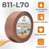 Quest Plinthe Pour Sol En Vinyle Et Pvc<Plinthe Souple Auto-Adhésive en PVC 70x20mm, 1m, Bande Flexible, Facile à Installer, Adaptée à Toutes Surfaces, brun clair