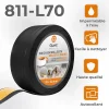 Quest Plinthe Pour Sol En Vinyle Et Pvc<Plinthe Souple Auto-Adhésive en PVC 70x20mm, 1m, Bande Flexible, Facile à Installer, Adaptée à Toutes Surfaces, noir