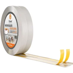 Quest Plinthe Pour Sol En Vinyle Et Pvc<Plinthe Souple Auto-Adhésive en PVC 15x15mm, 10m, Bande Élastique pour Finitions et Étanchéité des Jonctions, gris clair